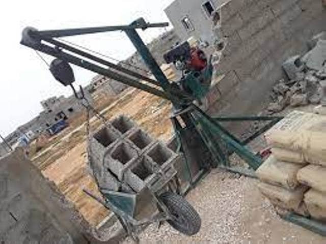 ونش رفع بلوك باطحه اسمنت جدة