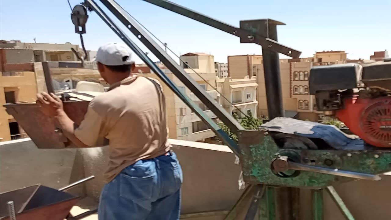 ونش رفع بلوك باطحه اسمنت جدة